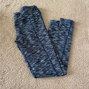 Blue Patterned Leggings